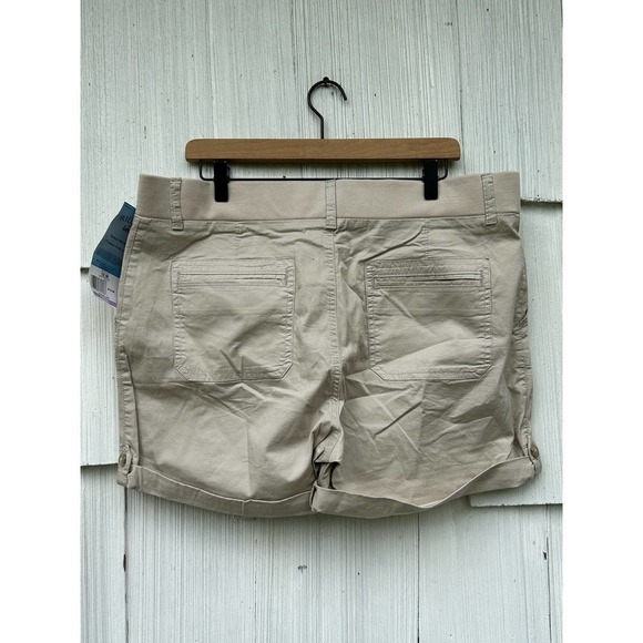 Riders by Lee Mid Rise Adjustable Length Short 18W NWT - Picture 6 of 9